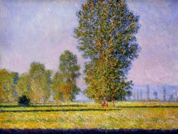 Claude Oscar Monet : Landscape with Figures, Giverny